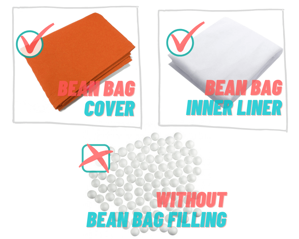 FREEASY® #90 Bean Bag - Orange
